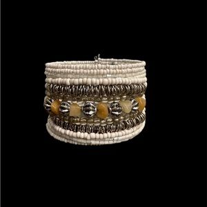 Pretty beaded and shell bracelet
